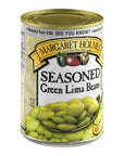 Margaret Holmes Medium Seasoned Green Lima Beans 15oz Can Pack of 6