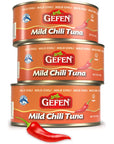 Gefen Spicy Chili Tuna 6oz Mild  3 Pack  Perfect for Sandwiches Salads  More  Dolphin Safe