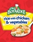 Chef Boyardee Rice with Chicken  Vegetables Microwavable Meals 725 oz Pack of 6 with By The Cup Mood Spoons