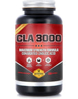 Vitamorph Labs CLA 3000 - CLA Safflower Oil for Metabolism and Weight Loss Management, Maximum Strength Conjugated Linoleic Acid, Stimulant-Free Non-GMO Safflower Cla 180 Softgels