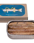 Canned Mackerel in Olive Oil by Jose Gourmet Wild Caught Portuguese Mackerel Fillets Tinned Seafood High Protein Sustainable Canned Seafood Omega 3 Fair Trade 125g Can