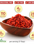 Organic Goji Berries Dried 16 Oz  Raw Vegan Gluten Free Dried Goji Berries Organic Dried  High Plant Based Protein Vitamin A  Iron  Gogi Berry Snack No  Gogi Berries Dried  Goji Berry Organic