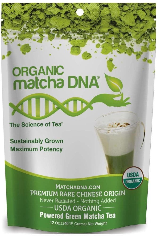 MATCHA DNA Certified Organic Matcha Green Tea Pure USDA Certified Organic Culinary Grade Matcha (12 Ounce Bag)