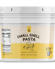 Pure Original Ingredients Small Shell Pasta 1 Gallon Bakes  Salads Made in USA