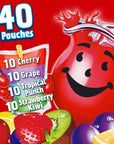 KoolAid Jammers Juice Drink Assorted Variety Pack  6 Fl Oz  40 Count In Sanisco Packaging