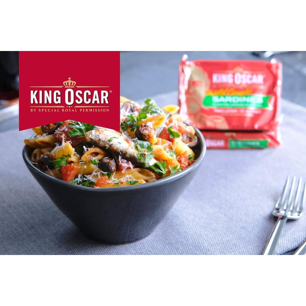 King Oscar Brisling Sardines in Extra Virgin Olive Oil 375Ounce Cans Pack of 4