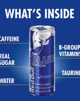 Red Bull Blueberry Blue Edition Energy Drink 84 Fl Oz Cans 4 Pack