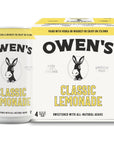 Owens Classic Lemonade Premium Cocktail Mixer Made with Real Fresh Lemon Juice  82oz Cans 24 pack