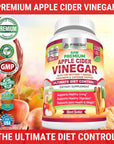 Apple Cider Vinegar Capsules Max 1740mg with Mother - 100% Natural & Raw with Cinnamon, Ginger & Cayenne Pepper - Ideal for Healthy Living, Detox & Digestion -120 Vegan Pills