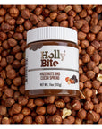 HollyBite Hazelnut  Cocoa Spread Vegan No Sugar or Oil Added High Fiber Keto Friendly  High Protein Gluten Free Healthy Fat Real Ingredients  110Z  Made in USA