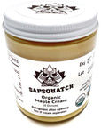 Sapsquatch Organic Maple Cream  10 Ounces  Pure Maple Cream Butter Spread