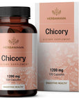 HERBAMAMA Organic Chicory Root Supplement - 	3.84 Ounces