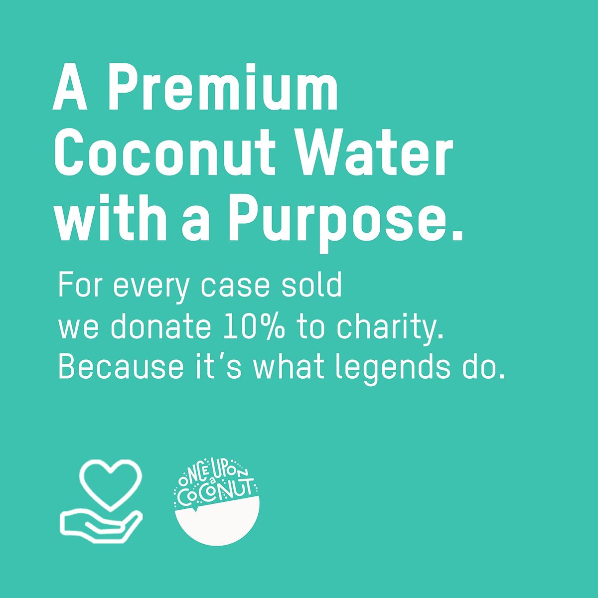 Once Upon a Coconut 100 Pure Coconut Water  Low Calorie AllNatural Drink with Electrolytes  No Added Sugar or Sweeteners  NonGMO  GlutenFree  Pack of 12 Cans each 108 fl oz