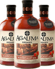 Agalima Organic Authentic Bloody Mary Drink Mix All Natural 1 Liter 338 Fl Oz 3 pack