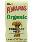 FLAHAVANS Organic Irish Porridge Oats 500 gr