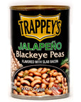 Trappeys Bacon Flavored Blackeyed Peas with Jalapenos 15 Ounce Cans Pack of 3 Bundled with a JFS Recipe Card