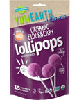 YumEarth Ultimate Organic Elderberry Pops - 15 count