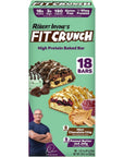 FITCRUNCH Protein Bars Snack Size Variety Pack Gluten Free 18 Bars Mint Chocolate Chip  Peanut Butter Jelly