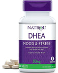 Natrol Mood & Stress DHEA 50mg with Calcium - 60 Day Supply