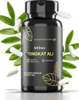 SEVERASYNTH Tongkat Ali for Men 600mg, Eurycoma Longifolia Male Enhancement Supplement, Improves Athletic Performance, Organic Stamina and Energy Booster, 60 Vegan Capsules, Non-GMO