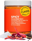 Momofuku Spicy Seasoned Salt by David Chang, (3.7 Ounces), Umami Seasoning for Spice & Pizza, Chef Made for Cooking, Extra Umami Boost