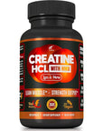 Creatine HCL Capsules with HMB - Workout Supplement for Men & Women