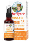 MaryRuth's Vitamin D3 Liquid Spray | USDA Organic Liquid Vitamin D Spray for Adults & Kids | Immune Support & Bone Health | Vegan | Gluten Free | Non-GMO | 30 Servings