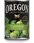 Oregon Fruit Gooseberries Light Syrup 15 oz Pack of 8