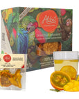 Alibú Dried Fruit Tea Infusions  Tropical  Naranjilla Mango Pineapple  Certified Vegan 100 Natural Hot or Iced Caffeine Free Eat and Drink  Box of 212 oz