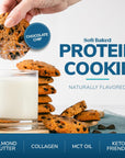 Wonderslim Protein Cookie Chocolate Chip Keto friendly Low Carb Gluten Free 7ct