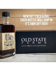 Old State Farms  Bourbon Barrel Aged Pure Maple Syrup  84oz  Organic  Gluten Free  All Natural  Vegan  NON GMO