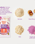 Wholly Moly Instant Oat Bran Oatmeal Purple Sweet Potato  Jujube