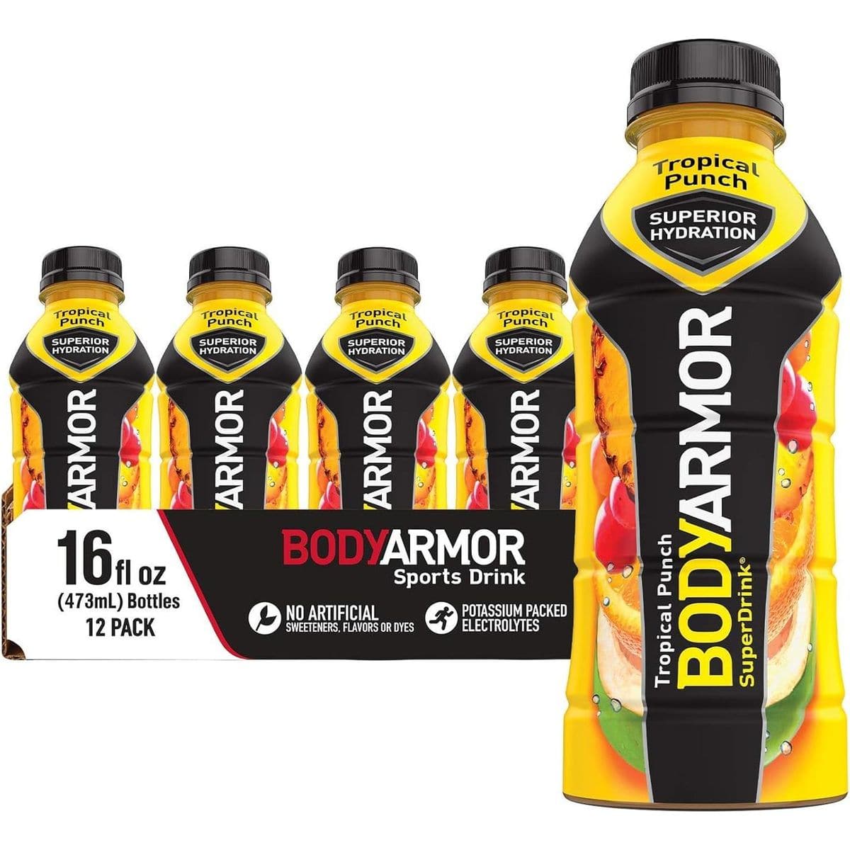 BODYARMOR Sports Drink Sports Beverage - 16 Fl Oz (Pack of 12)