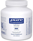 Pure Encapsulations MSM Capsules  Sulfur Supplement