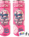 Barbie Every Night is Girls Night Cherry Lime Party Punch 2 Pack with 2 Gosutoys Stickers