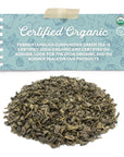 Fermentaholics USDA Certified Organic LooseLeaf Gunpowder Green Tea  Perfect For Homebrewing Kombucha Hot Tea And Iced Tea  OU Kosher Certified  Premium Taste Aroma And Flavor