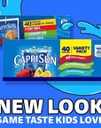 Capri Sun Kids Juice Beverage Variety Pack  6 Fl Oz 40 Count