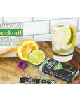 RSVP Skinnies Lemon Lime Sour Mix  Zero Sugar Cocktail Mixers  Gluten Free and All Natural Lemon Lime Drink Mix for Cocktails or Mocktails 4 boxes24 packets