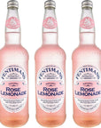 Fentimans Sparkling Rose Lemonade  Sparkling Pink Lemonade with Natural Ingredients  Pure Rose Extract Mixer Craft Soda Botanically Brewed Lemonade  93 Fl Oz Pack of 3