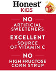 Honest Kids Certified Organic Fruit Quencher Superfruit Punch 675Ounce Pouch  pack of 8 54 oz in total