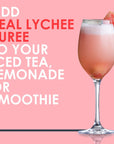 Funkin Lychee Puree  Real Fruit Simple Ingredient Natural Mixer for Cocktails Drinks Smoothies  Vegan NonGMO GlutenFree 22 lbs