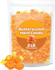 Butterscotch Hard Candy  Bulk Pack 2 Pounds About 180 Count  OldFashioned Delights