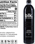 blk PH 8 Natural Mineral Alkaline Water Electrolyte Infused with Fulvic and Amino Acids Zero Sugar 1 Liter 12 Pack