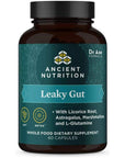 Ancient Nutrition Gut Health Supplement Leaky Gut Capsules, 60ctFormulated with Licorice Root, Astragalus, Marshmallow, and L-Glutamine, Gluten Free, Paleo and Keto Friendly, 60 Ct