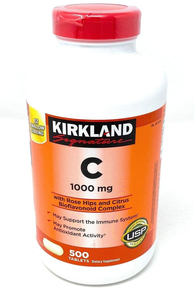 Kirkland Signature Vitamin C 1000 mg., 500 Tablets