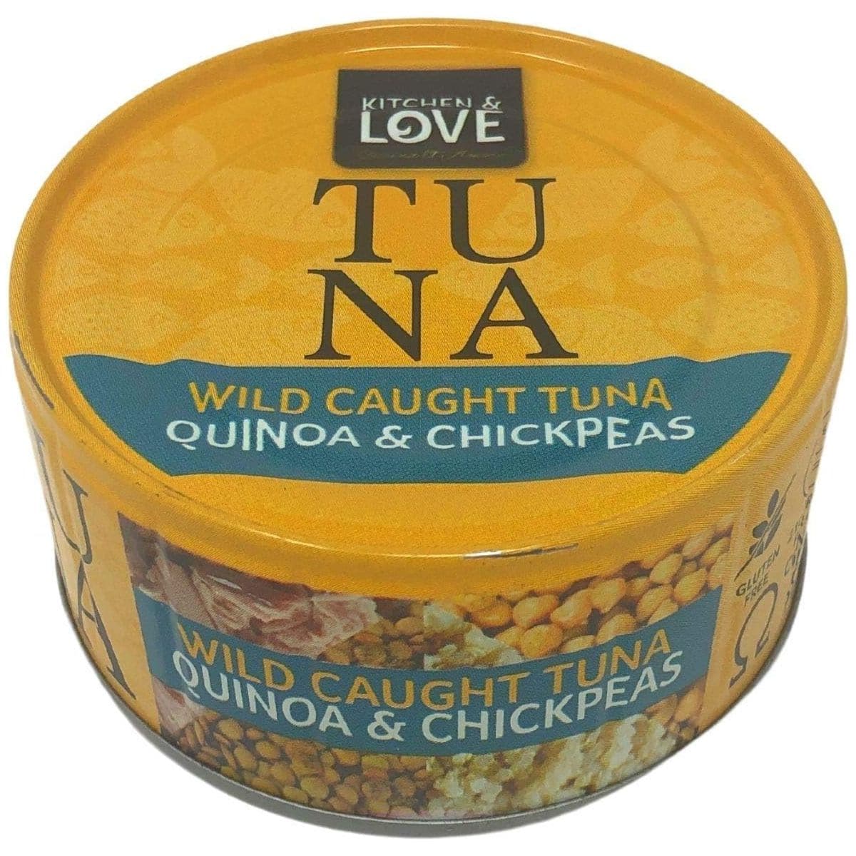 Kitchen  Love Wild Caught Tuna with Quinoa  Chickpeas in Olive Oil 6 oz Pack of 8