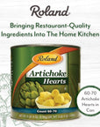 Roland Foods Whole Extra Small Artichoke Hearts 6070 Count 5 Lb 8 Oz25 kg Can