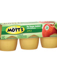 Motts No Sugar Added Applesauce 39 Oz Cups 72 Count 12 Packs Of 6 Good Source Of Vitamin C No Artificial Flavors