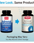 Jarrow Formulas Adrenal Optimizer - 120 Tablets - Dietary Supplement Supports Adrenal Health & Immune System - Combines 12 Nutrients & Nutraceuticals - 60 Servings