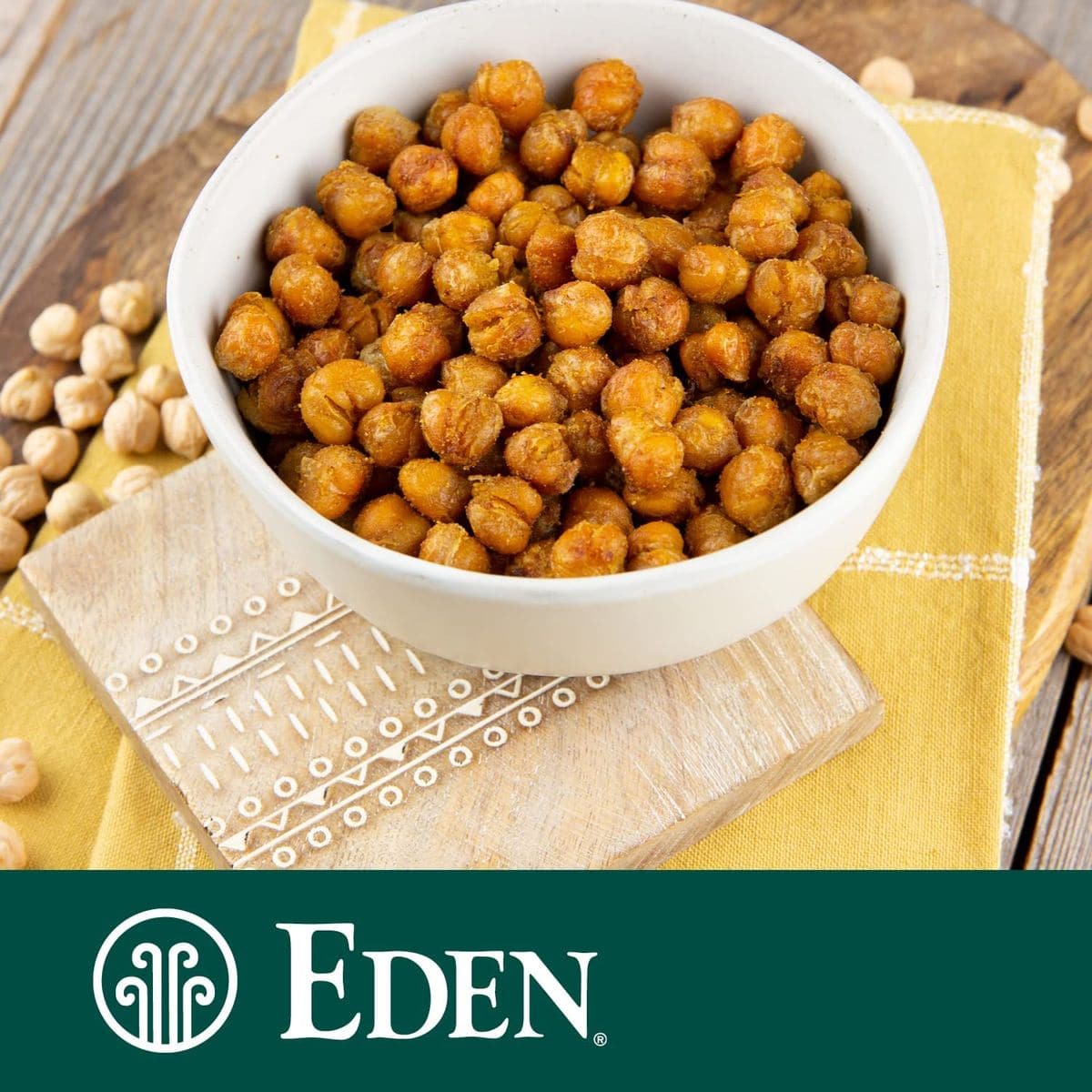 Eden Organic Garbanzo Beans Chickpeas 15 oz Can 12Pack Case No Salt Added NonGMO Gluten Free Vegan Kosher US Grown Heat and Serve Macrobiotic